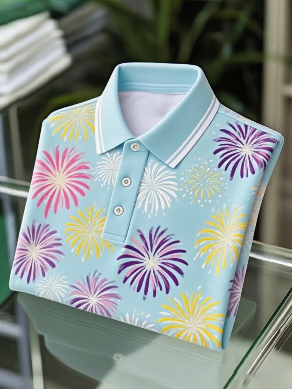 Men's Classic Business Short Sleeve Polo Shirt